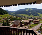 View from balcony in Morzine