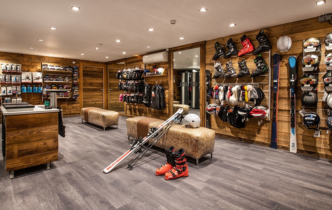 The ski room