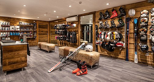 The ski room