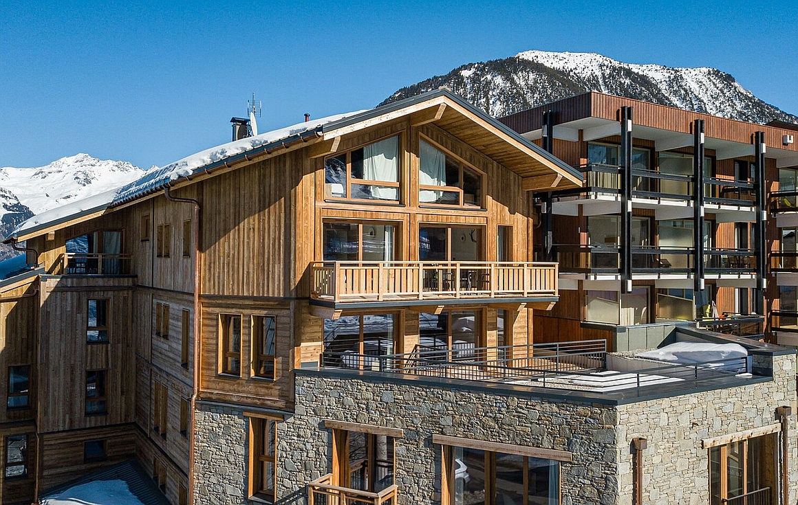 Furnished apartments for sale in Courchevel