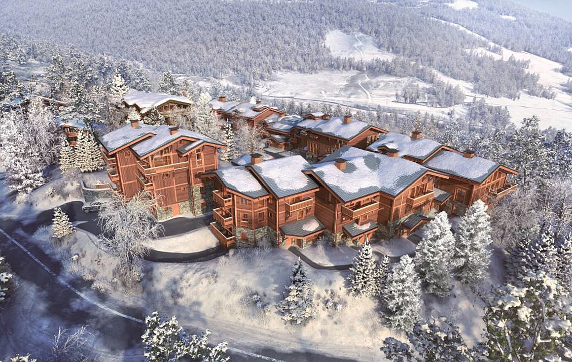 The outstanding project of chalets for sale in Courchevel