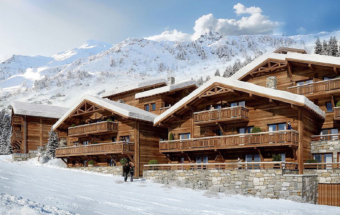 Idyllic snowy chalets for a serene escape