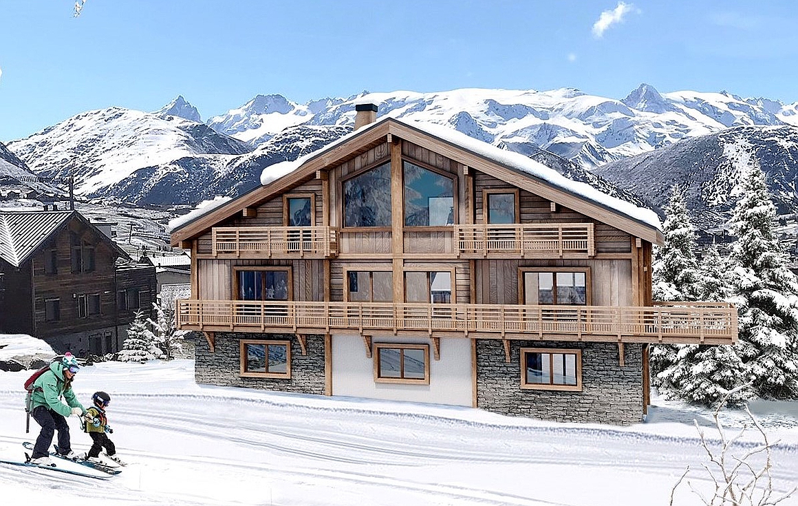 The amazing chalet to be built