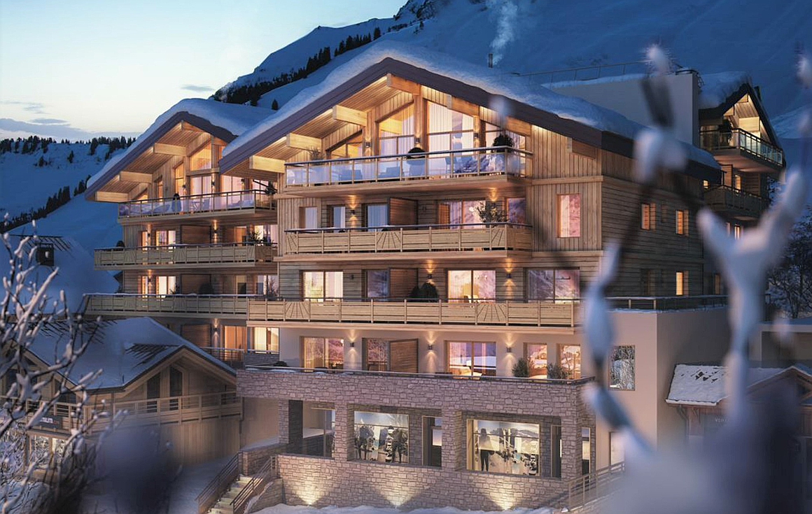 The brand new apartments for sale in Alpe d'Huez