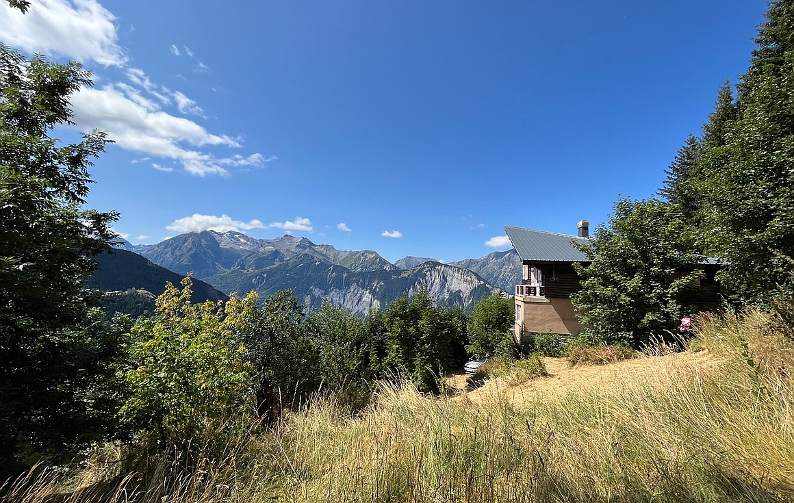 The chalet for sale in Huez