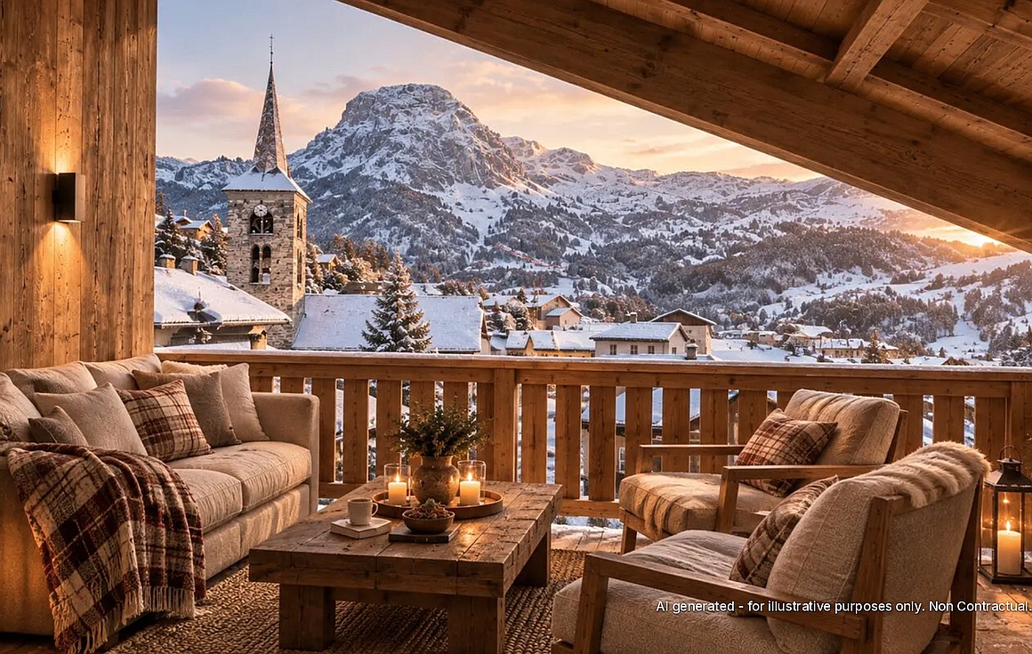 The chalet for sale in St Martin de Belleville