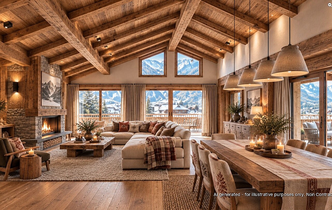 The chalet for sale in St Martin de Belleville