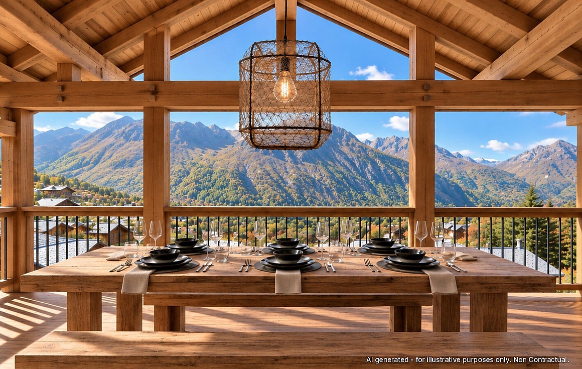 The chalet for sale in St Martin de Belleville