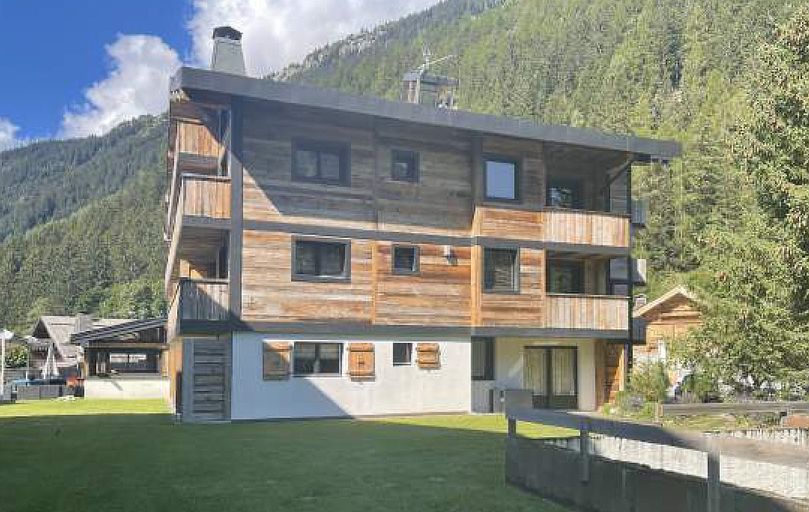The existing building in Argentiere