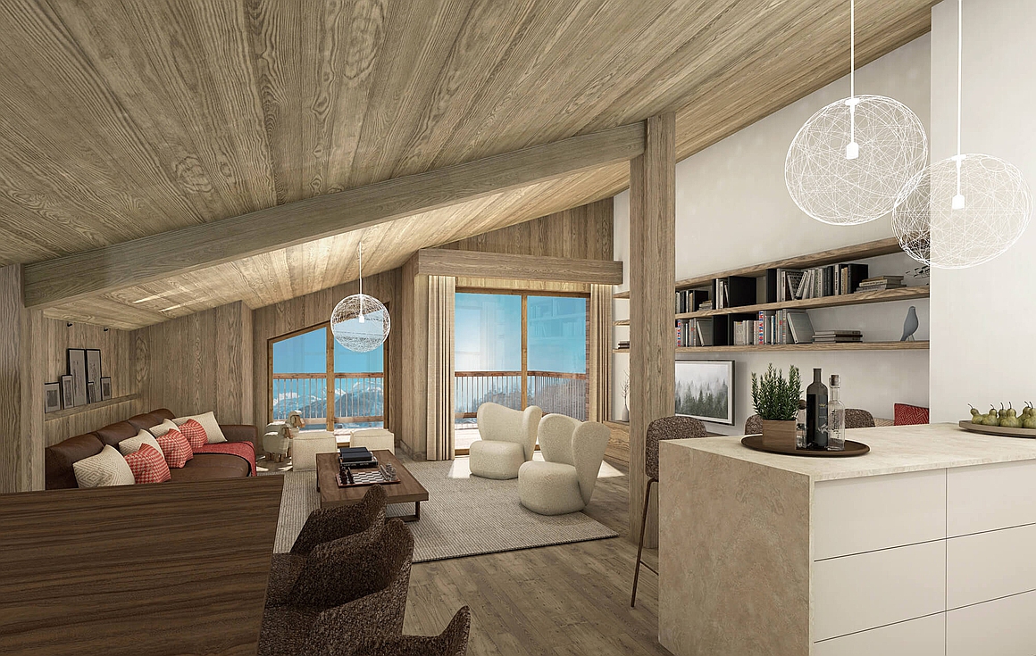 The apartments in Val d'Isere