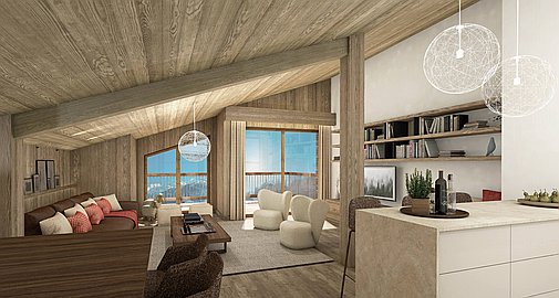 The apartments in Val d'Isere