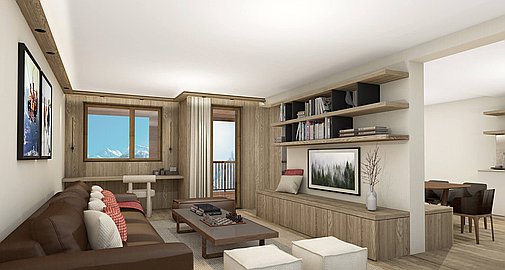 Apartment interiors