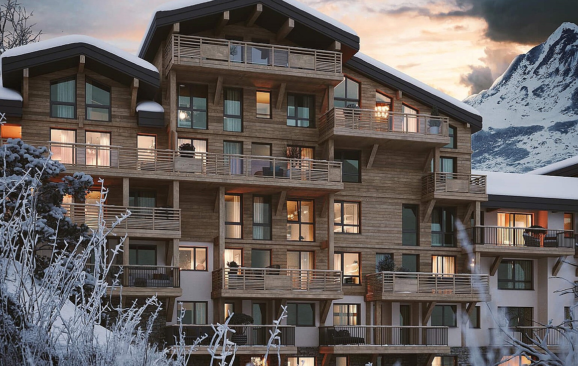 The brand new collection of apartments for sale in Val d'Isere