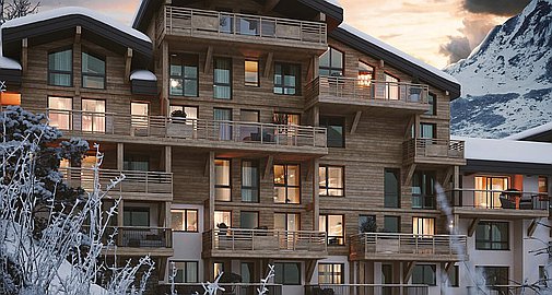 The brand new collection of apartments for sale in Val d'Isere