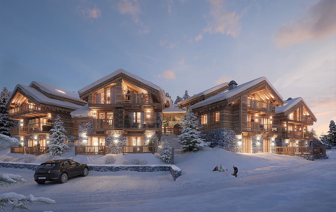 The Meribel chalets for sale