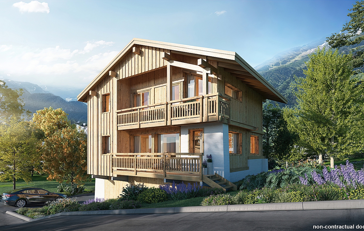 The chalets for sale in Les Houches