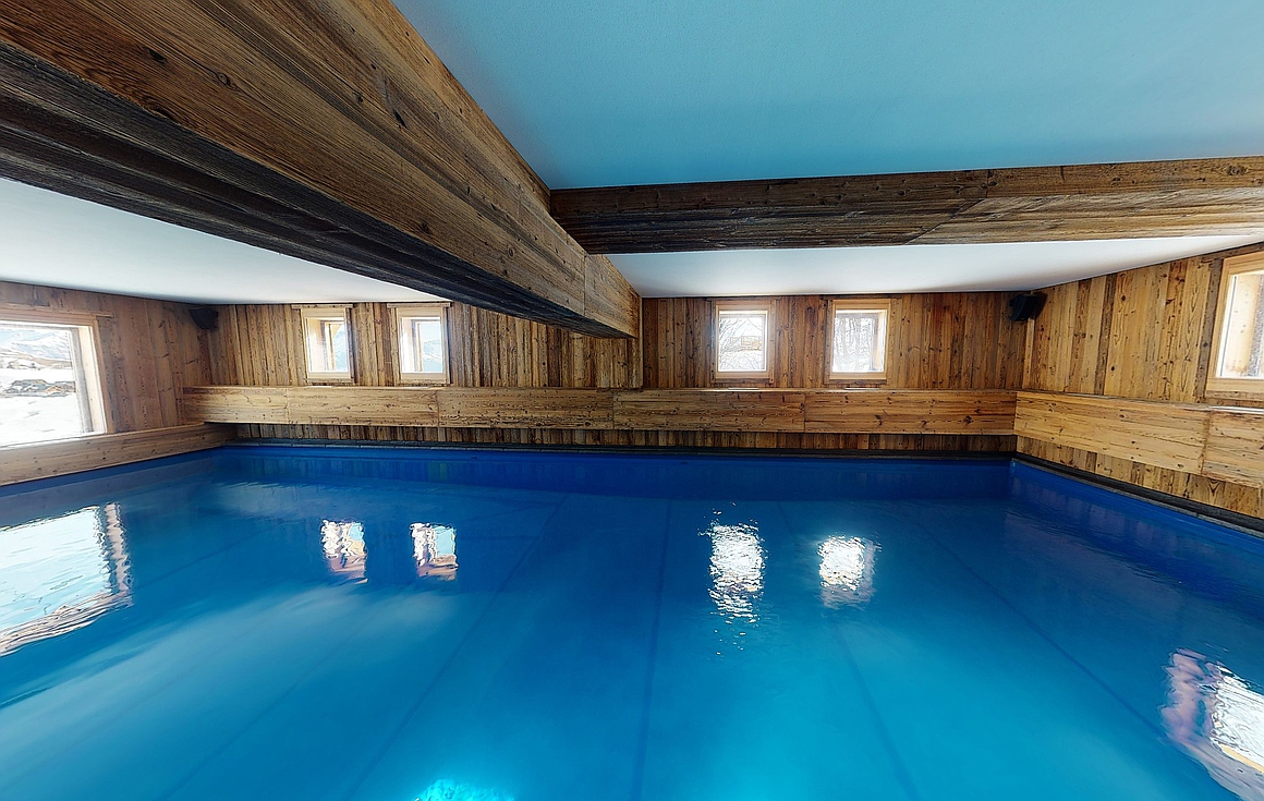The grand indoor pool