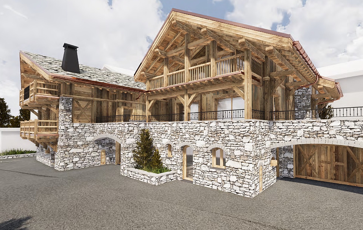 The chalets for sale in Meribel
