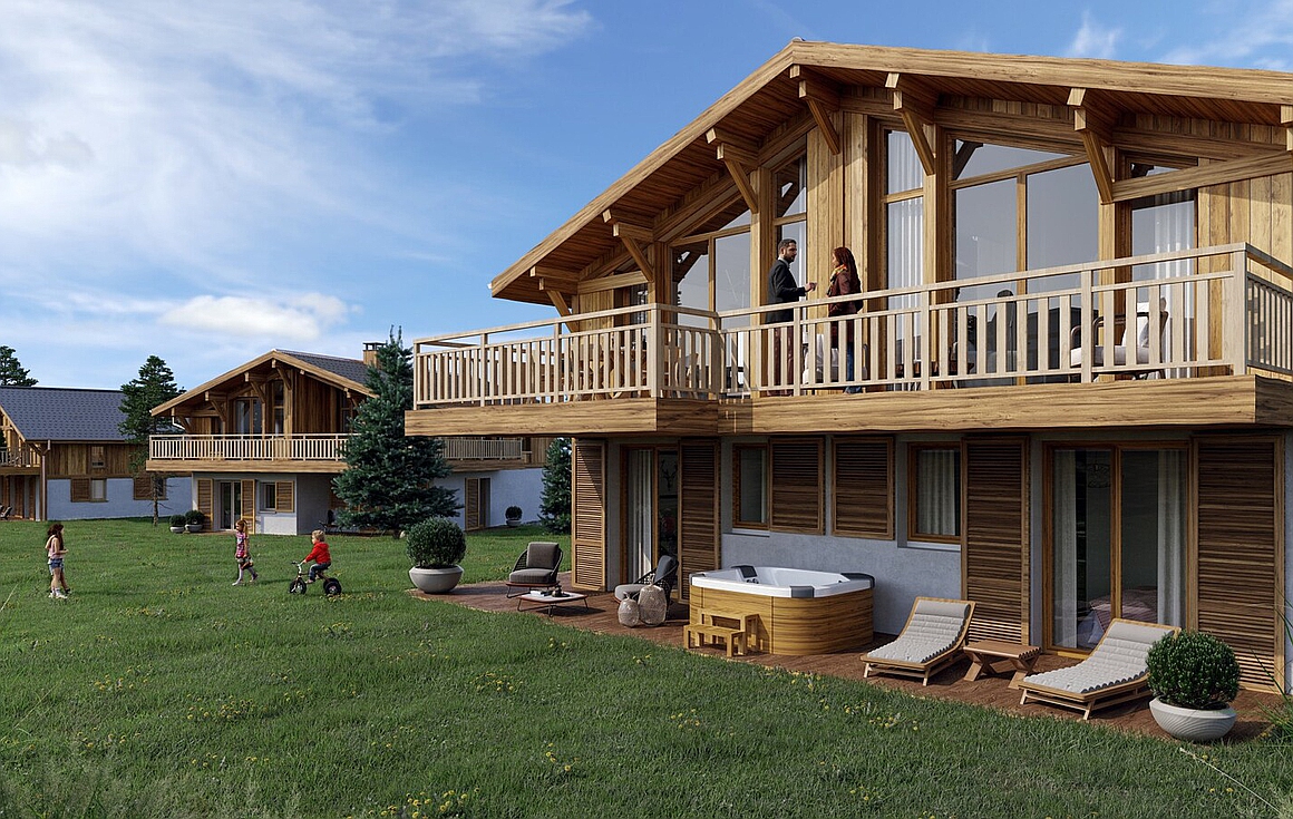 The chalets for sale in Chamonix