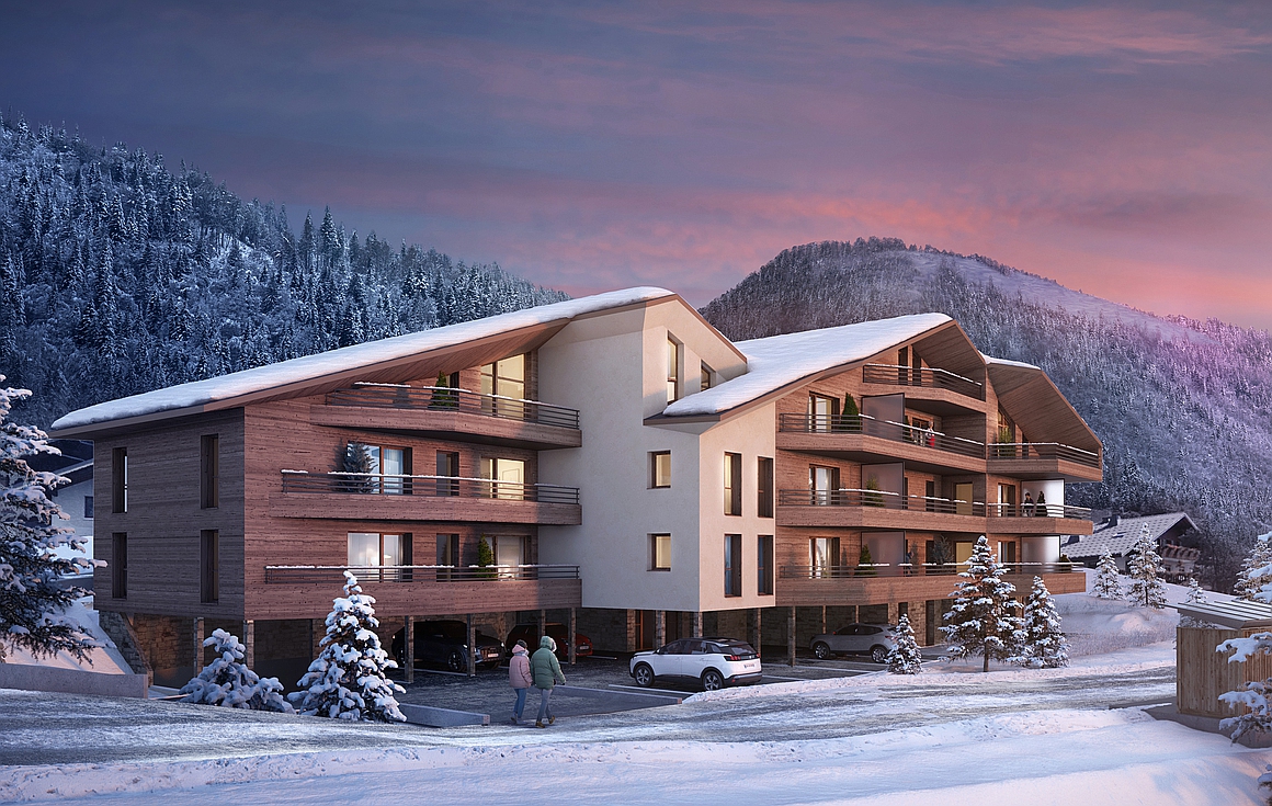 The apartments for sale in Chatel