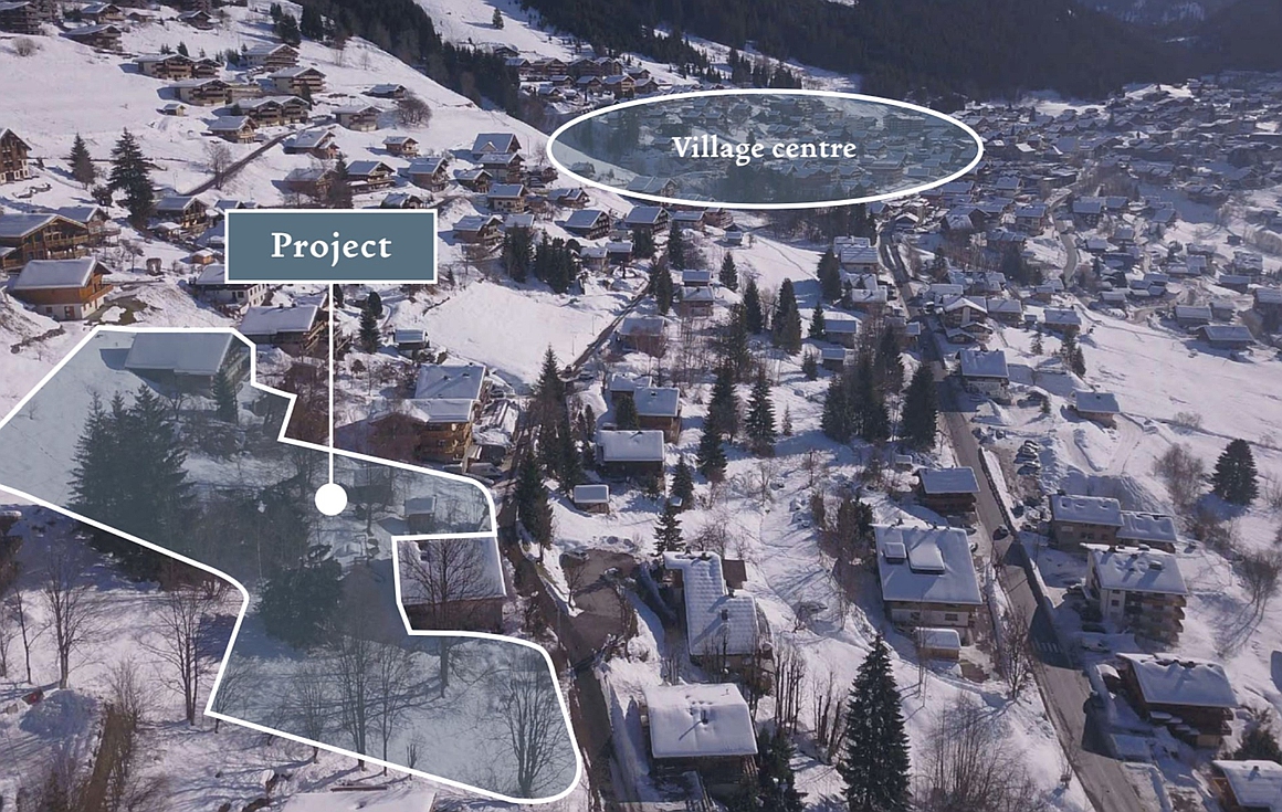 Location of apartments in Petit Chatel