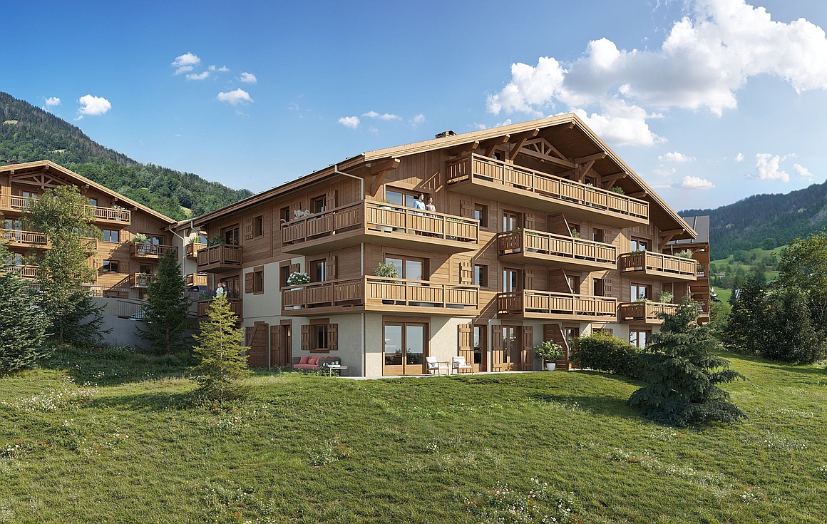 Brand new apartments for sale in Cordon Megeve