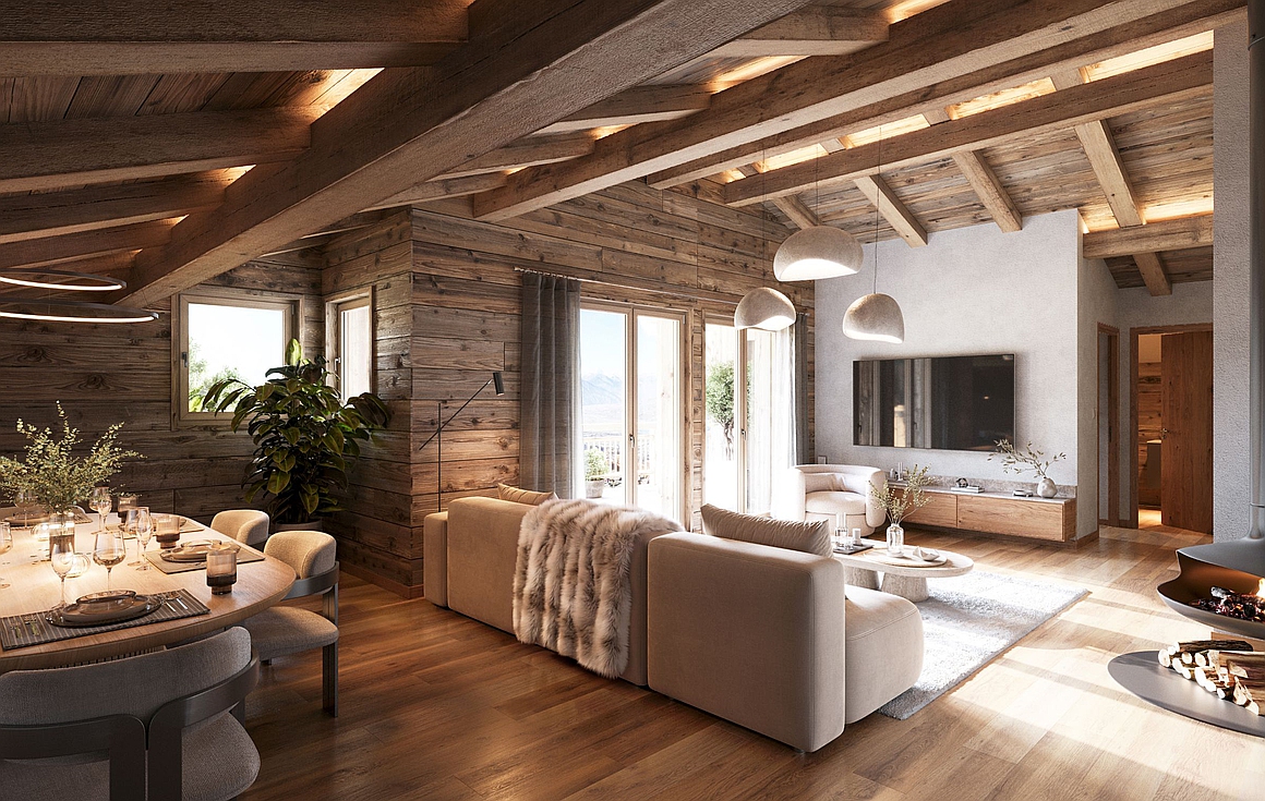 Brand new apartments for sale in Cordon Megeve