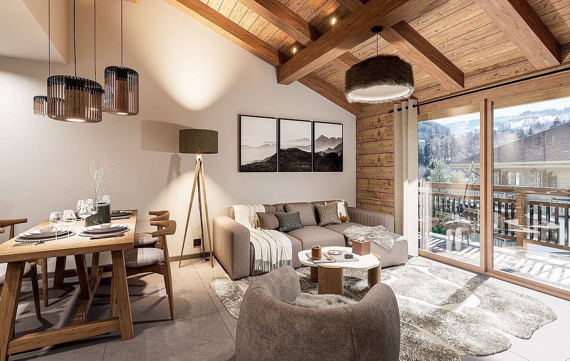 Brand new apartments for sale in Cordon Megeve
