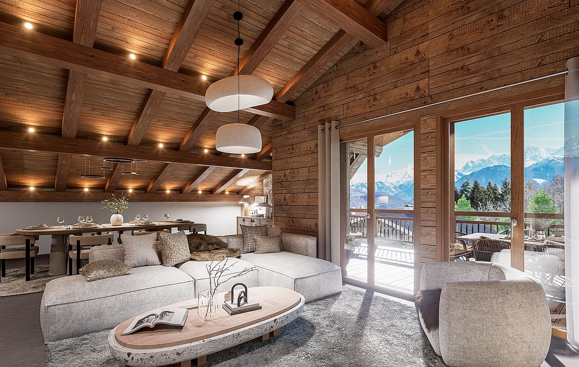 Brand new apartments for sale in Cordon Megeve