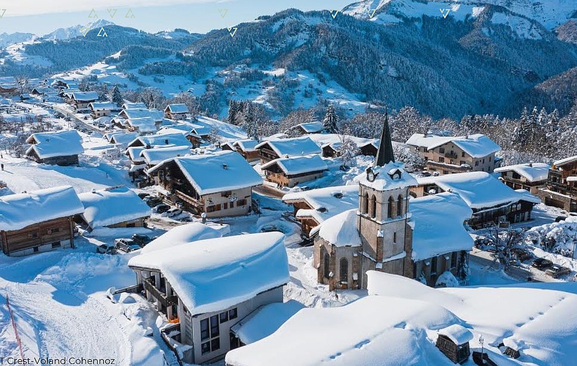 The resort of Crest-Voland The resort of Crest-Voland