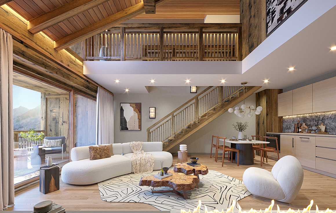 The incredible brand new apartments for sale in Les Deux Alpes