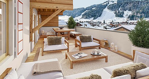 Exterior Spaces for each property