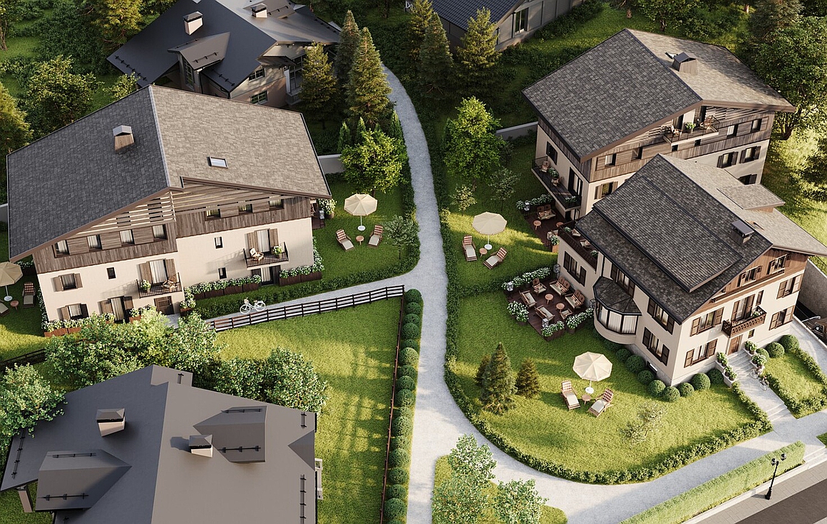 The apartments for sale in Megeve