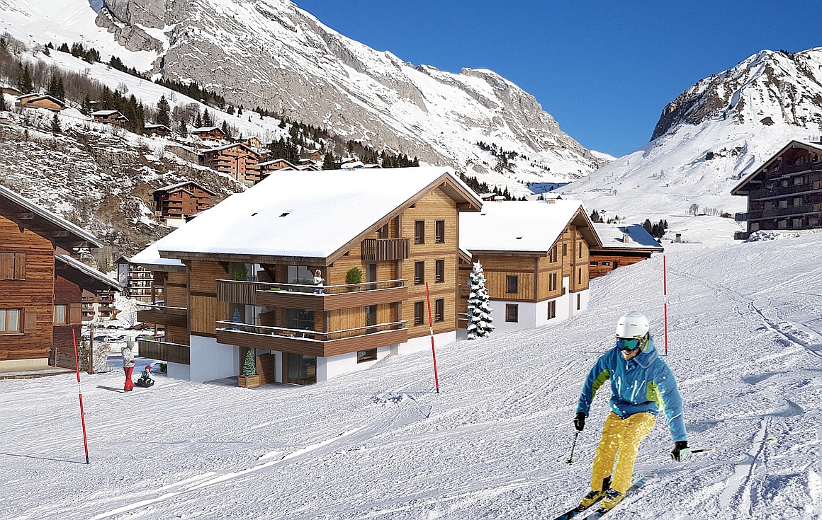 Ski in and out apartments for sale in France