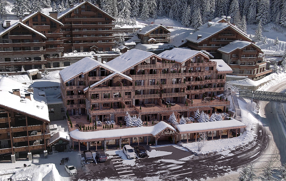 The brand new apartments for sale in Meribel