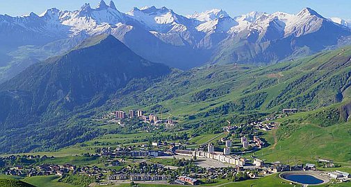 The resort of La Toussuire