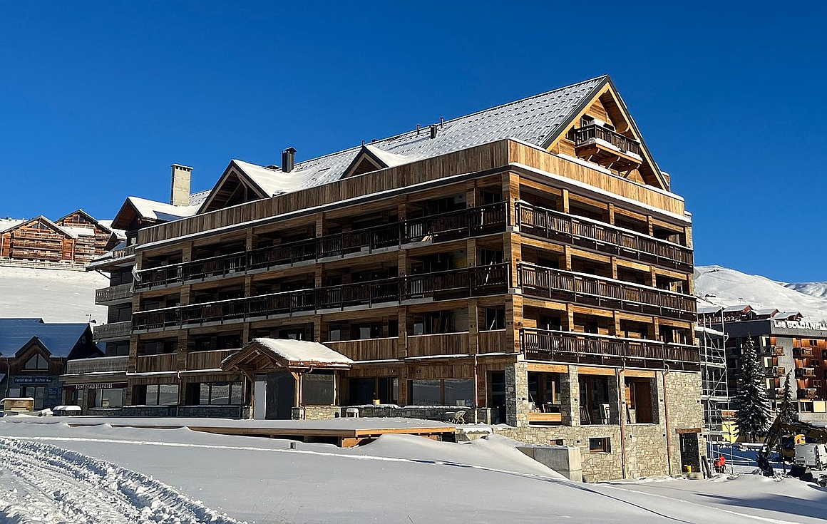 The brand new apartments for sale in La Toussuire