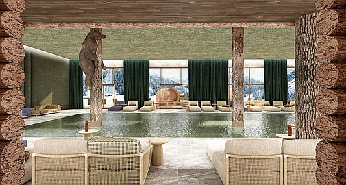 The ski in and out apartments for sale in La Tania