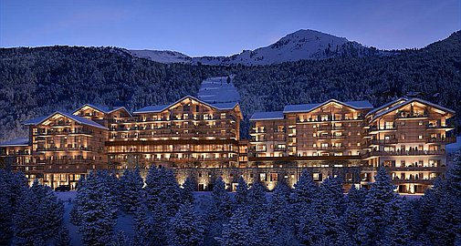 The ski in and out apartments for sale in La Tania