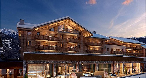 The ski in and out apartments for sale in La Tania