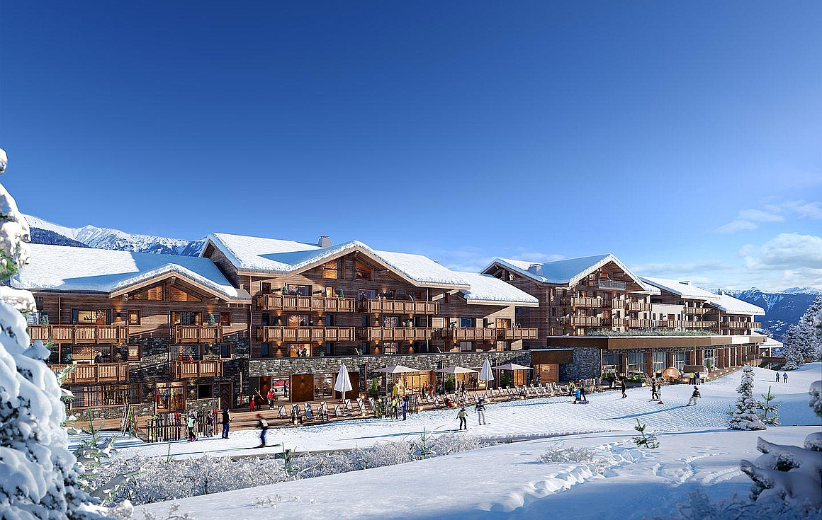 The ski in and out apartments for sale in La Tania