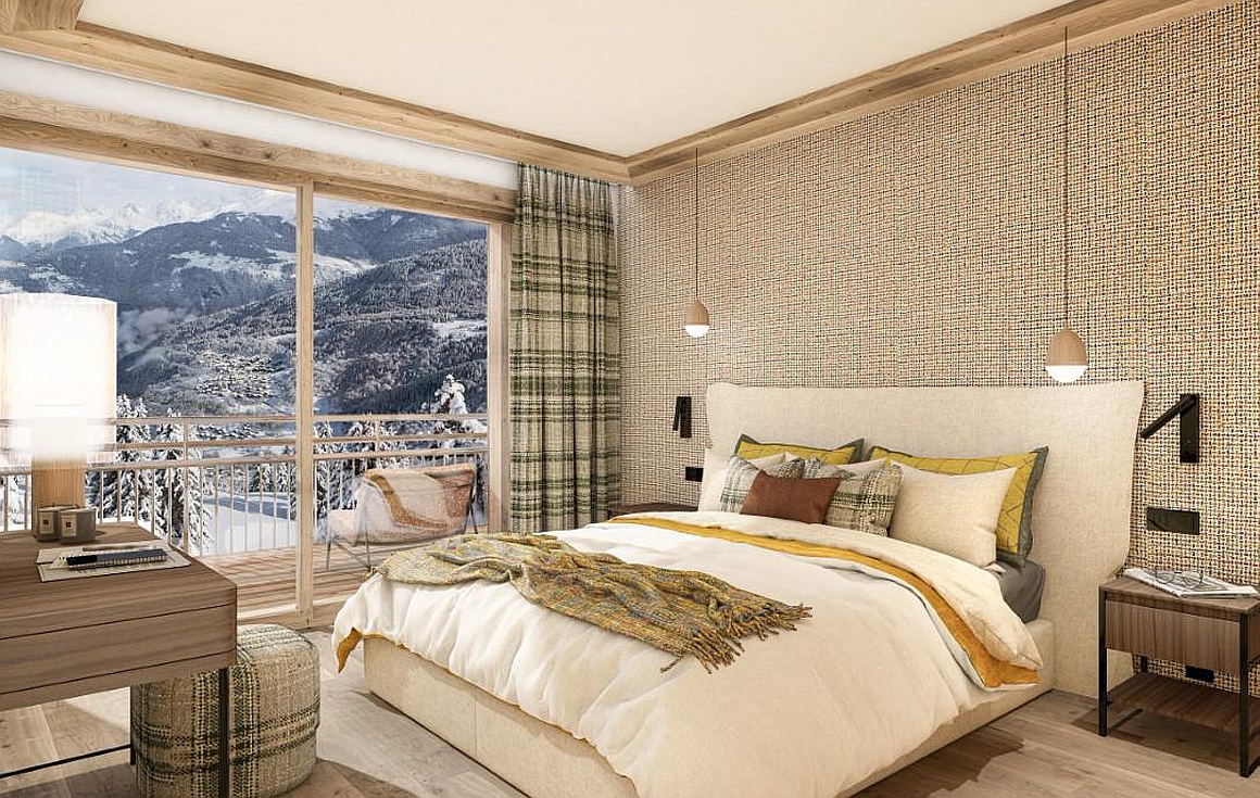 The ski in and out apartments for sale in La Tania