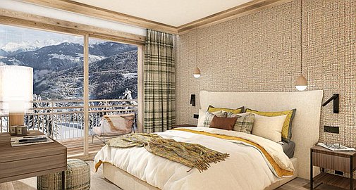The ski in and out apartments for sale in La Tania