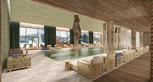 The ski in and out apartments for sale in La Tania