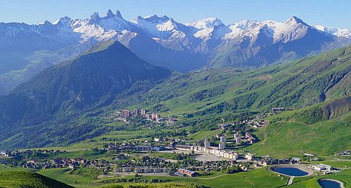 The resort of La Toussuire