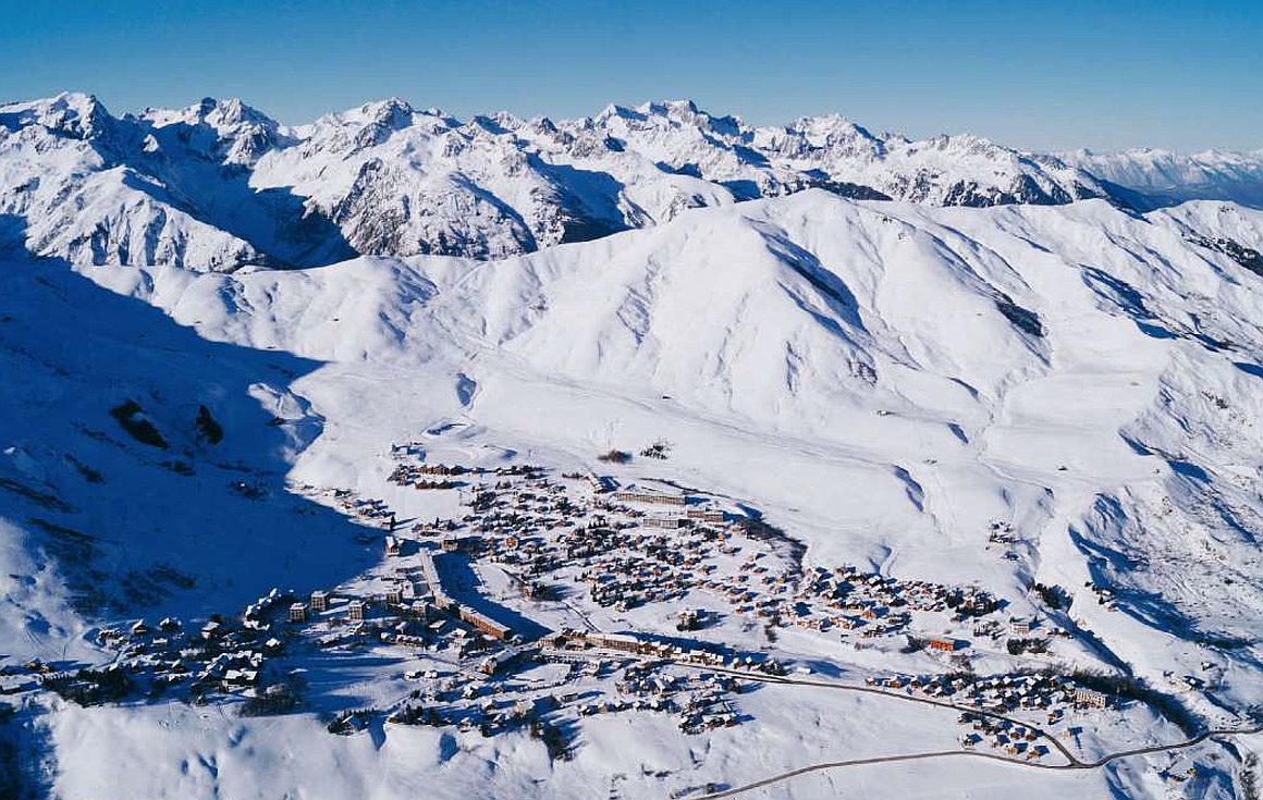 The resort of La Toussuire