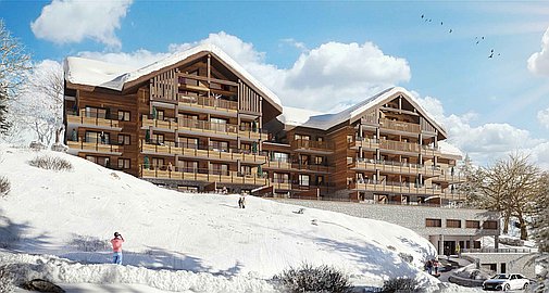 Finished apartments by the developer