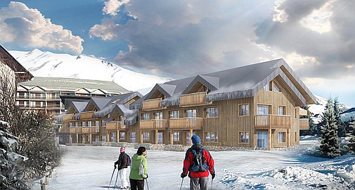 The brand new apartments for sale in La Toussuire