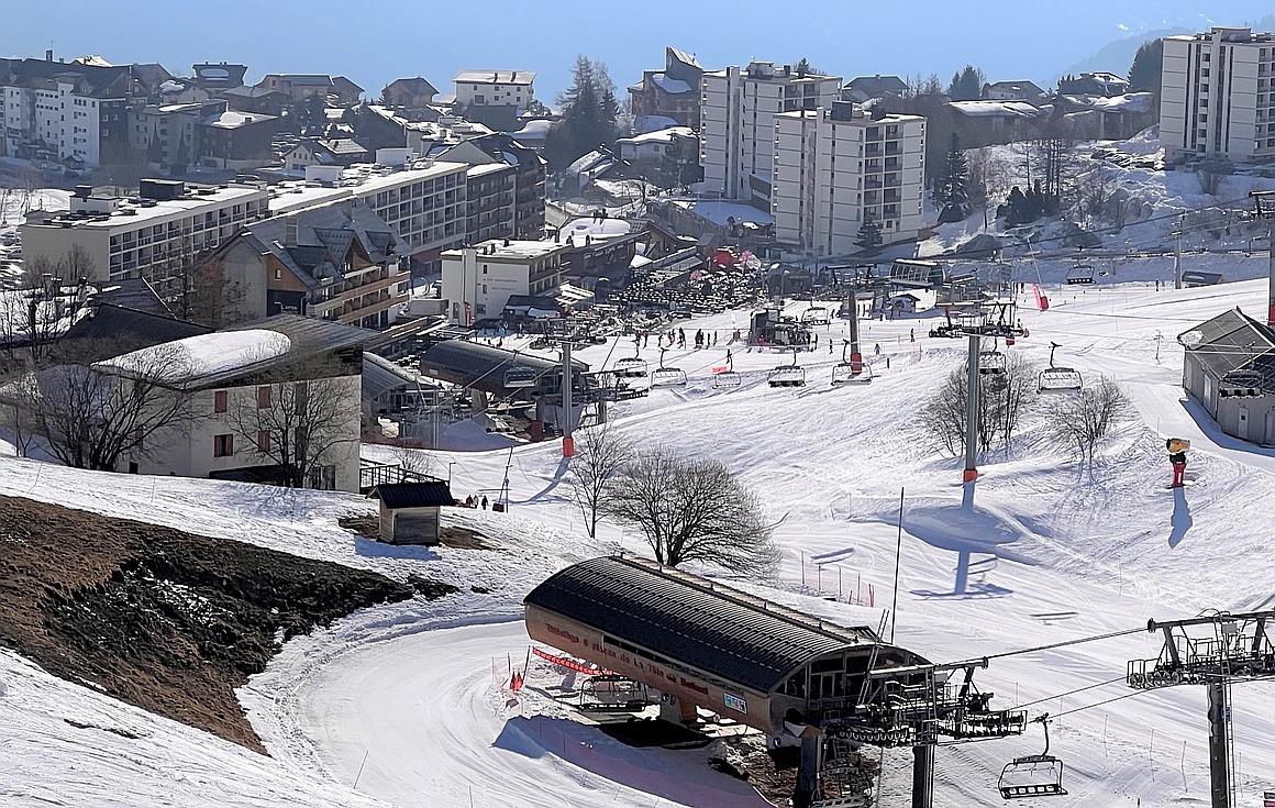 The resort of La Toussuire