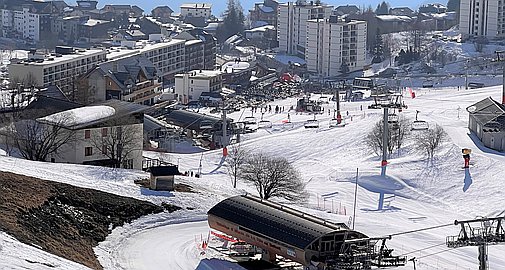 The resort of La Toussuire